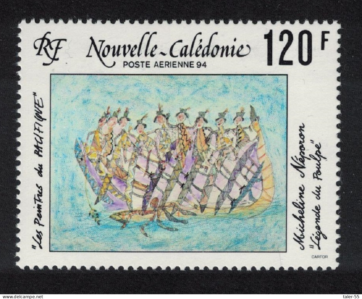 New Caledonia 'Legend Of The Devil Fish' By Neporon Pacific Painters 1994 MNH SG#1006 - Ungebraucht