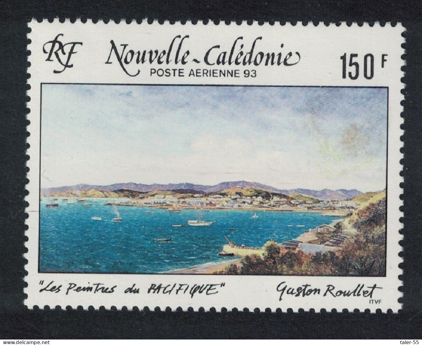 New Caledonia 'Harbour' By Gaston Roullet Pacific Painters 1993 MNH SG#959 - Unused Stamps