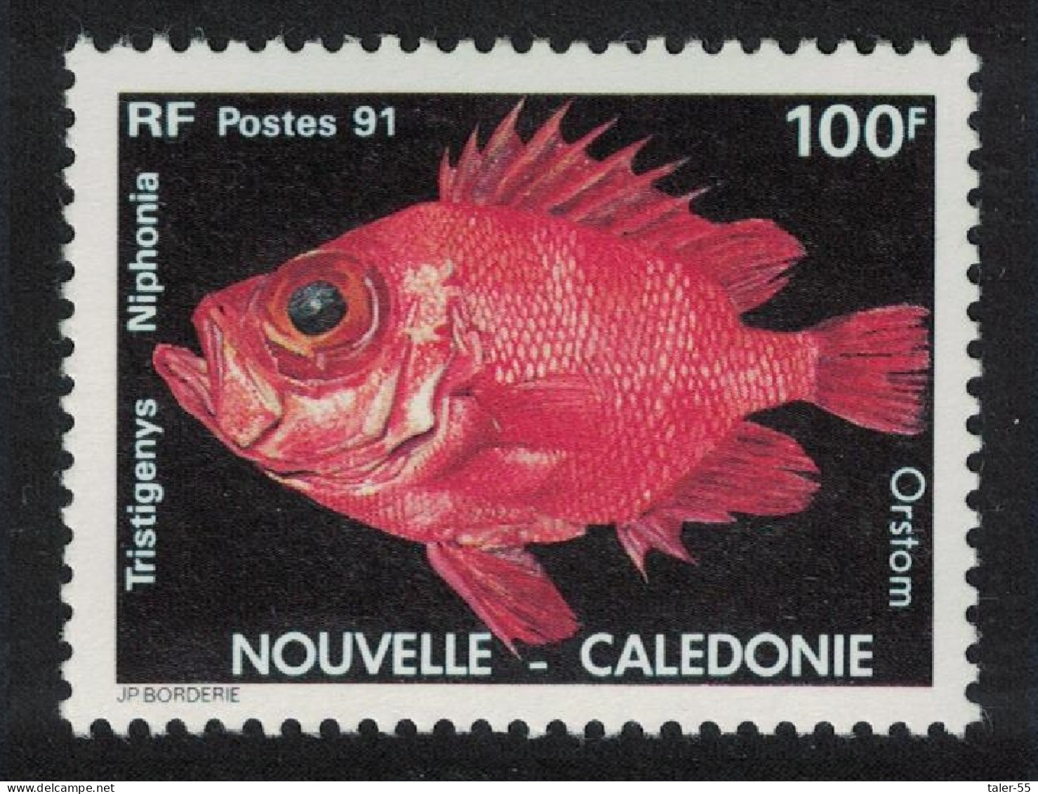 New Caledonia Japanese Bigeye Fish 100f 1991 MNH SG#920 - Nuevos