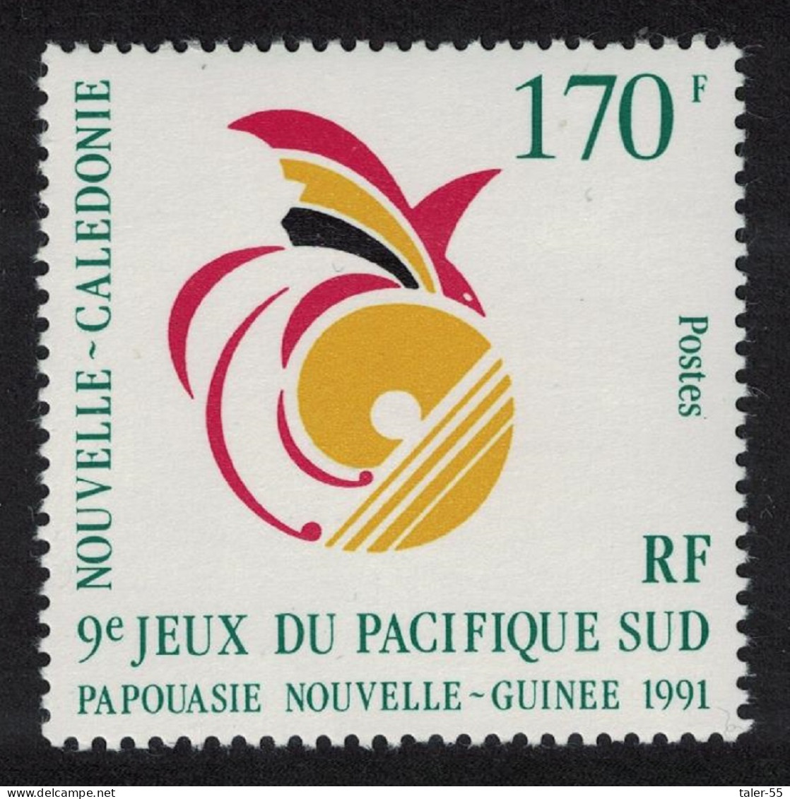 New Caledonia Ninth South Pacific Games Papua New Guinea 1991 MNH SG#922 - Neufs