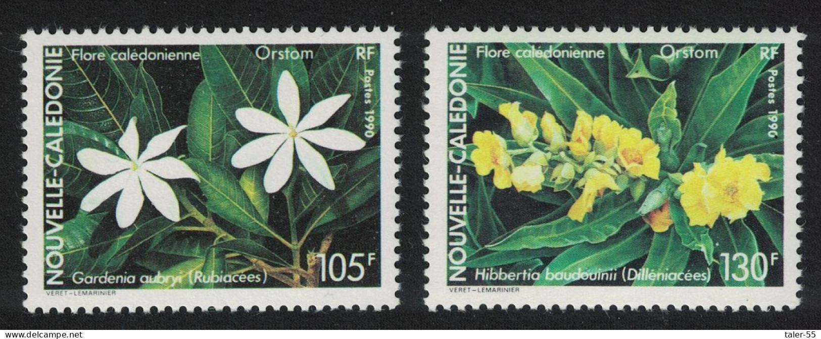New Caledonia Flowers 2v 1990 MNH SG#903-904 - Nuevos