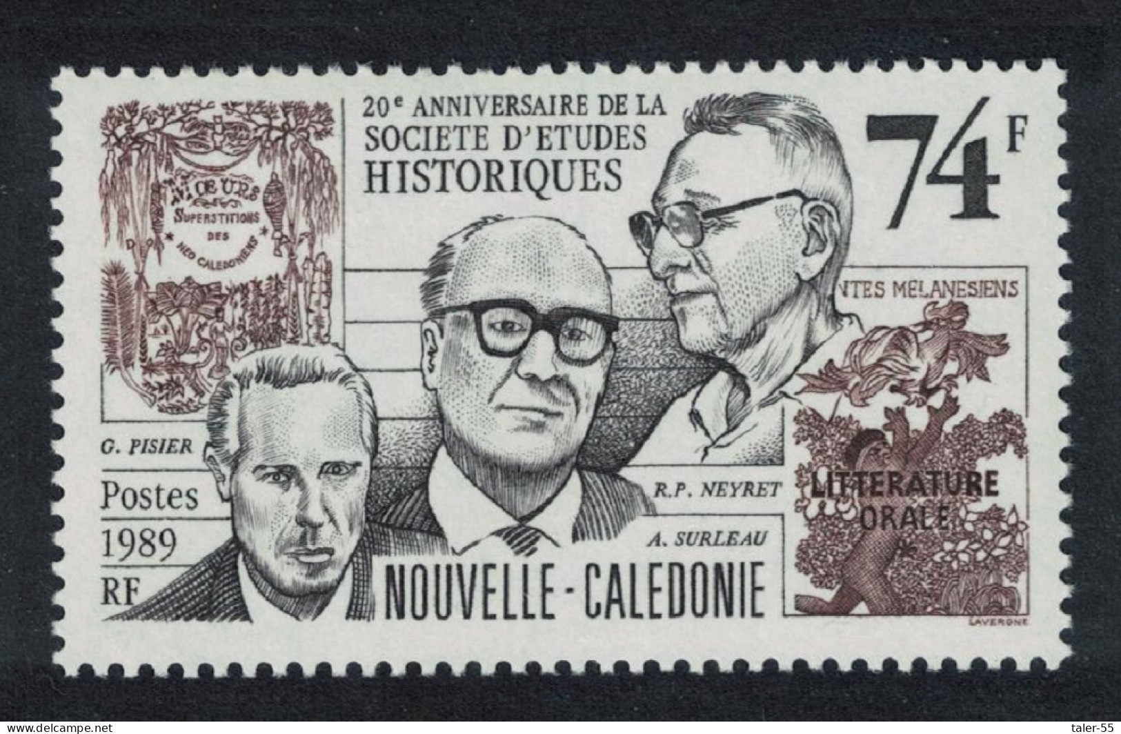 New Caledonia 20th Anniversary Of Historical Studies Society 1989 MNH SG#869 - Unused Stamps