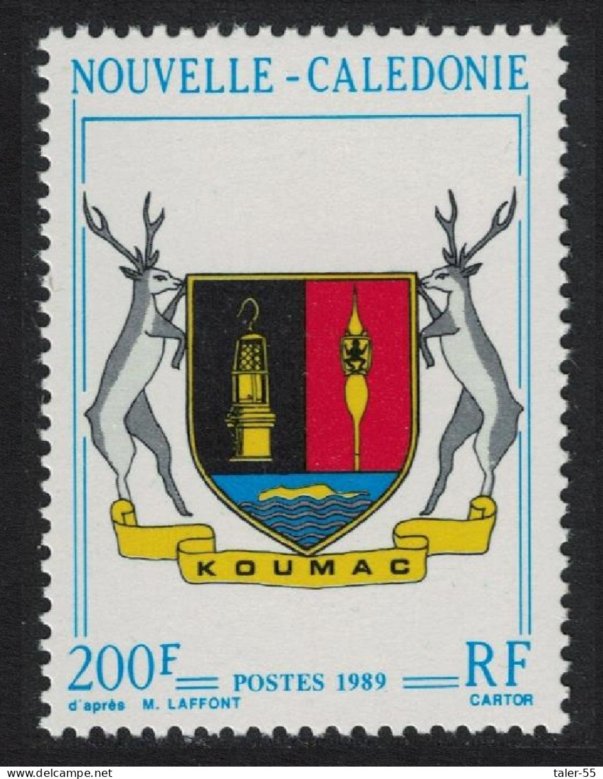 New Caledonia Arms Of Koumac 1989 MNH SG#854 - Ungebraucht