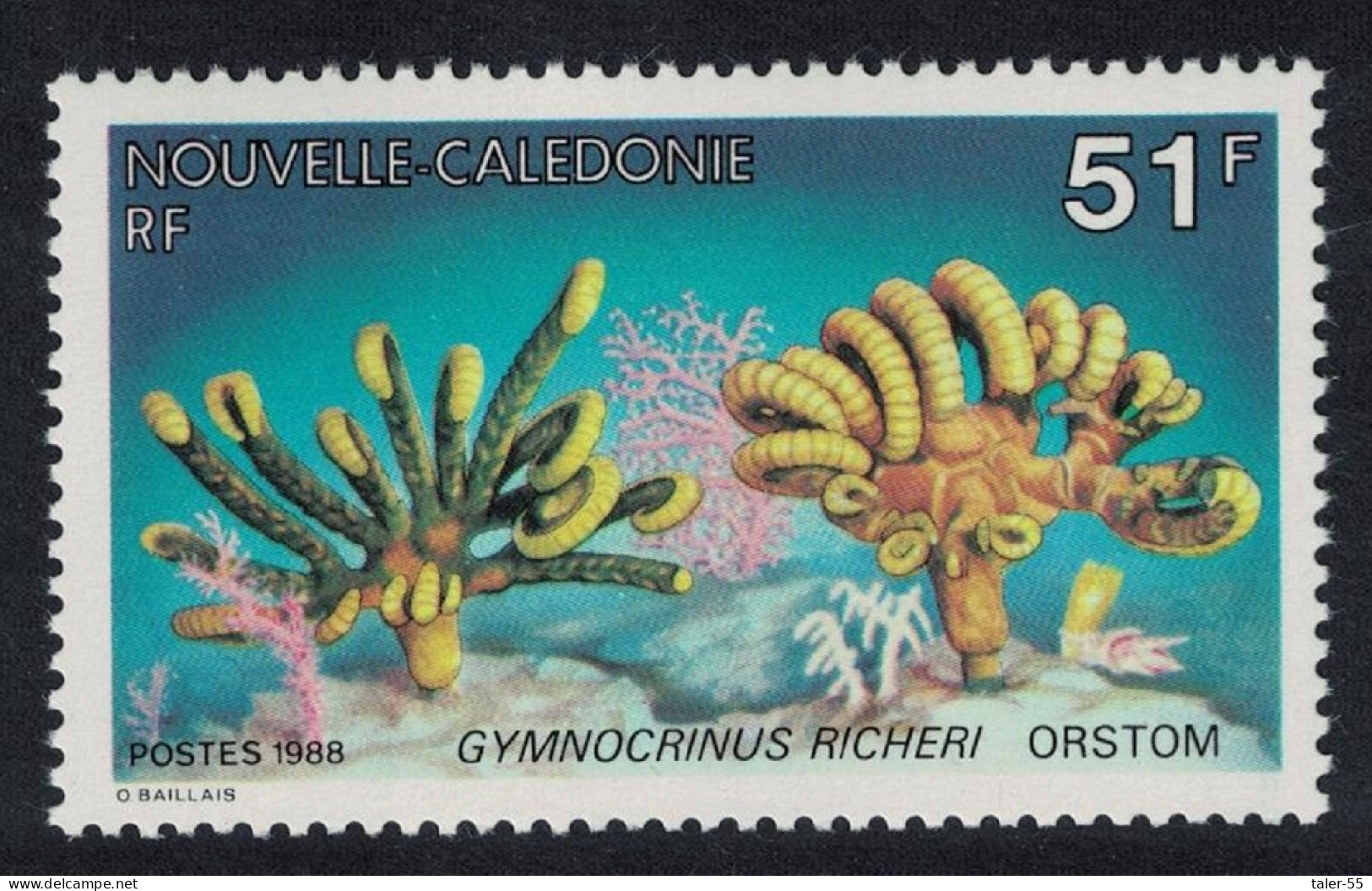 New Caledonia Marine Fauna 'Gymnocrinus Richeri' 1988 MNH SG#832 - Nuovi