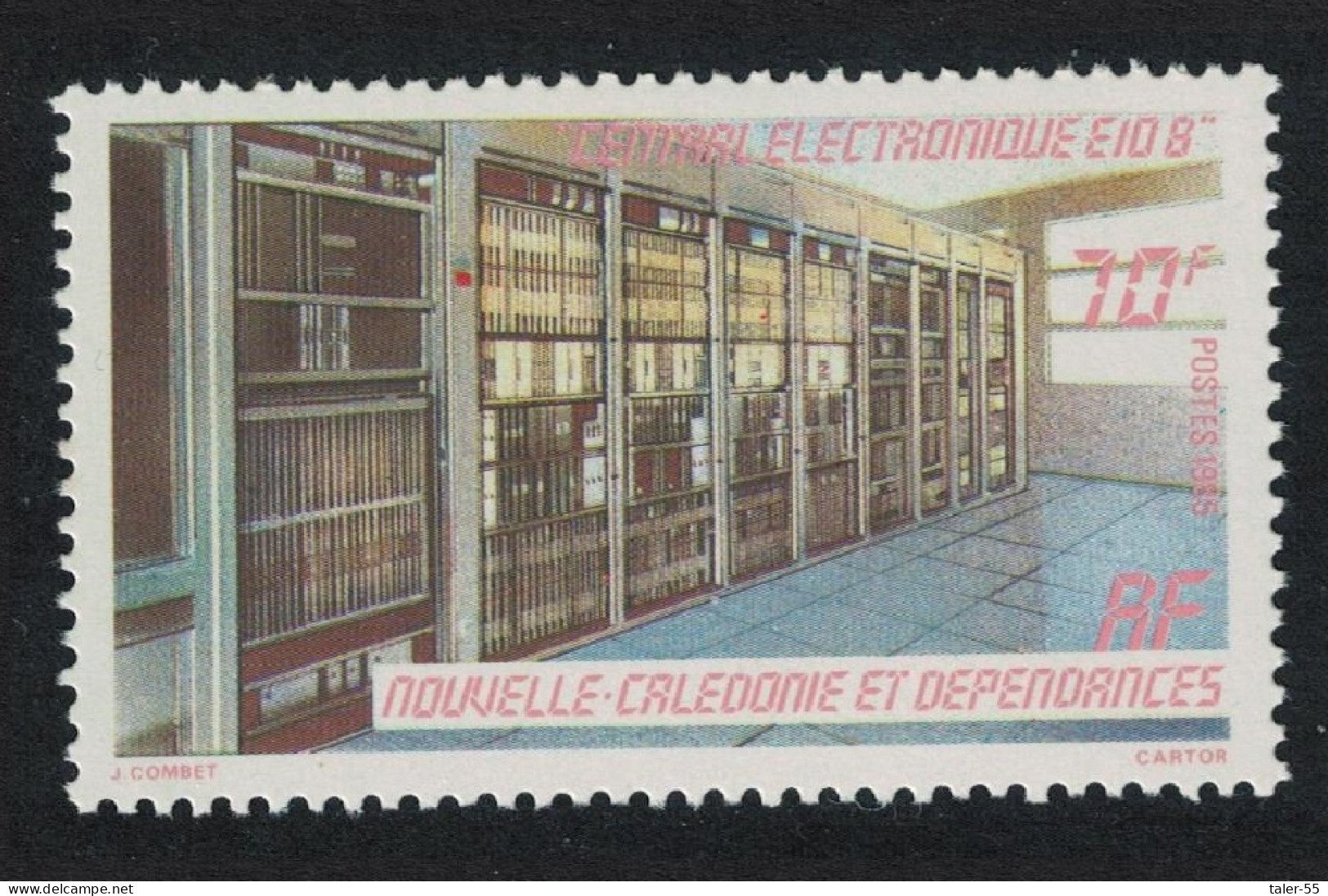 New Caledonia Inauguration Of Electronic Telephone Equipment 1985 MNH SG#765 - Unused Stamps