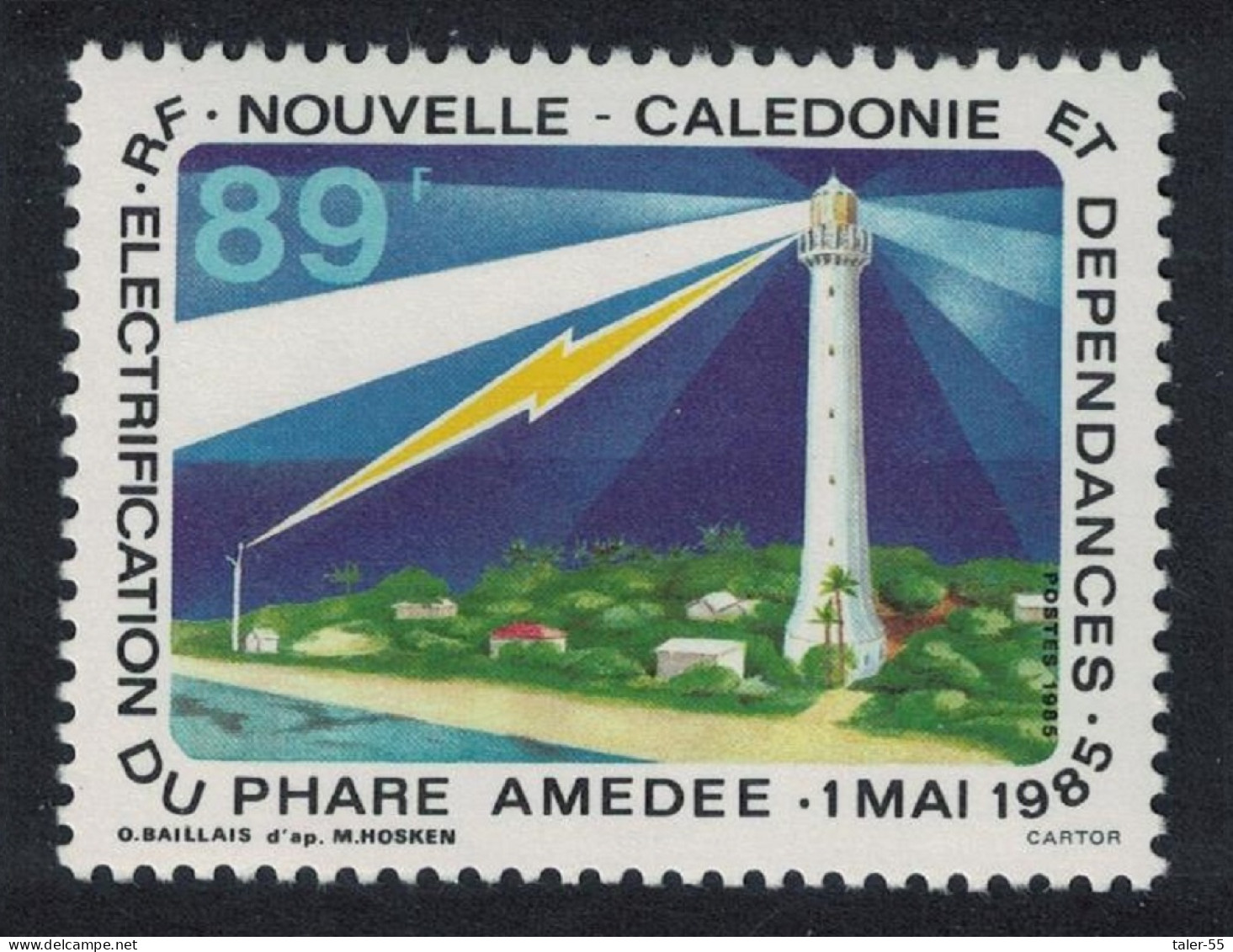 New Caledonia Electrification Of Amedee Lighthouse 1985 MNH SG#772 - Ongebruikt