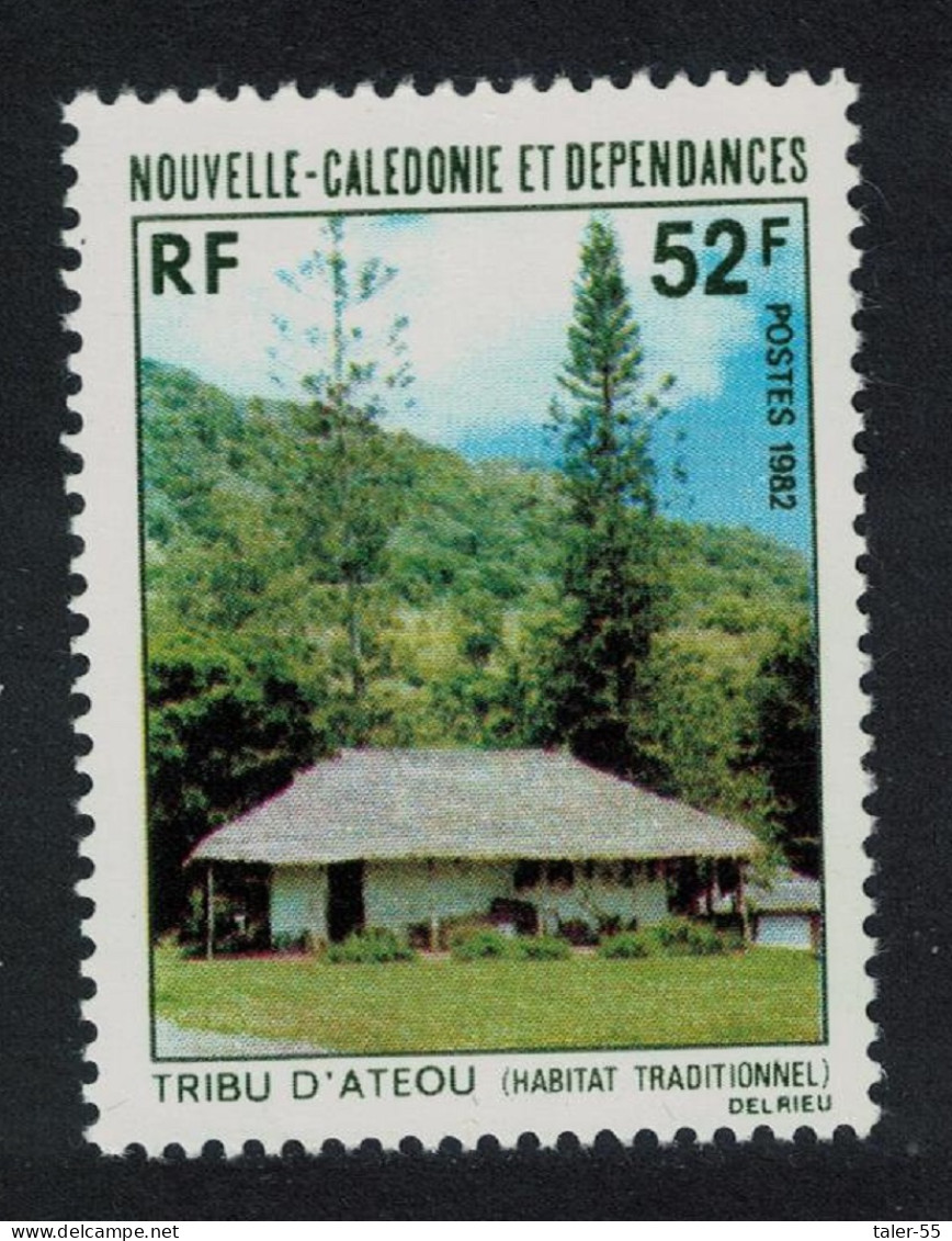 New Caledonia Traditional Houses Ateou Tribal House 1982 MNH SG#683 - Neufs
