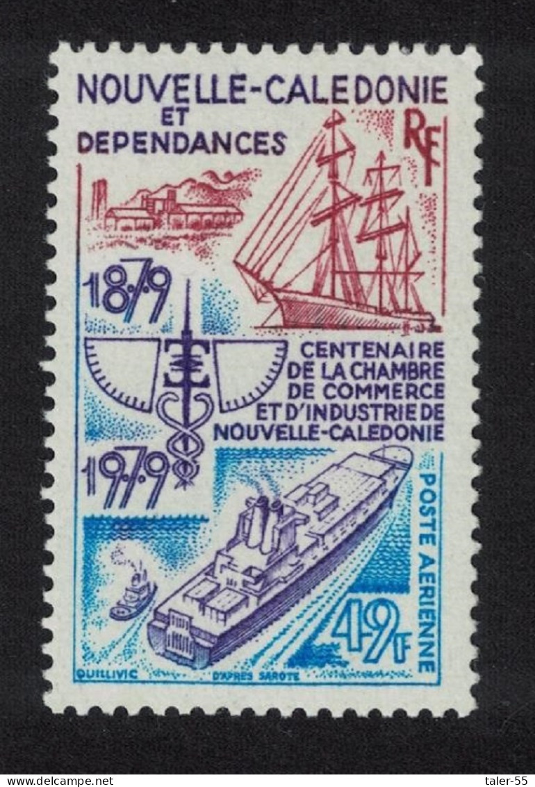 New Caledonia Ships Centenary Of Chamber Of Commerce And Industry 1979 MNH SG#613 - Neufs