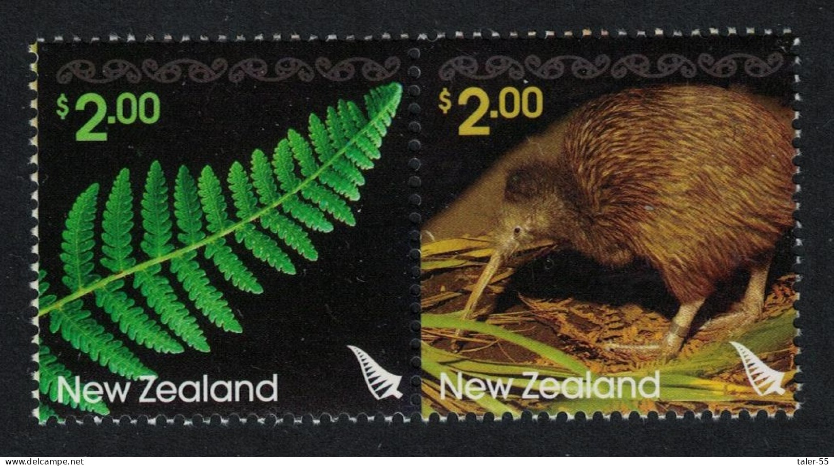 New Zealand Kiwi Bird Fern Pair 2006 MNH SG#2923 - Neufs