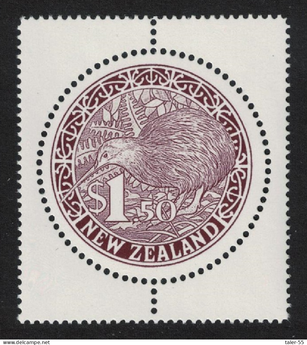 New Zealand Birds Kiwi Round Stamp $1.50 2002 MNH SG#2090B - Unused Stamps