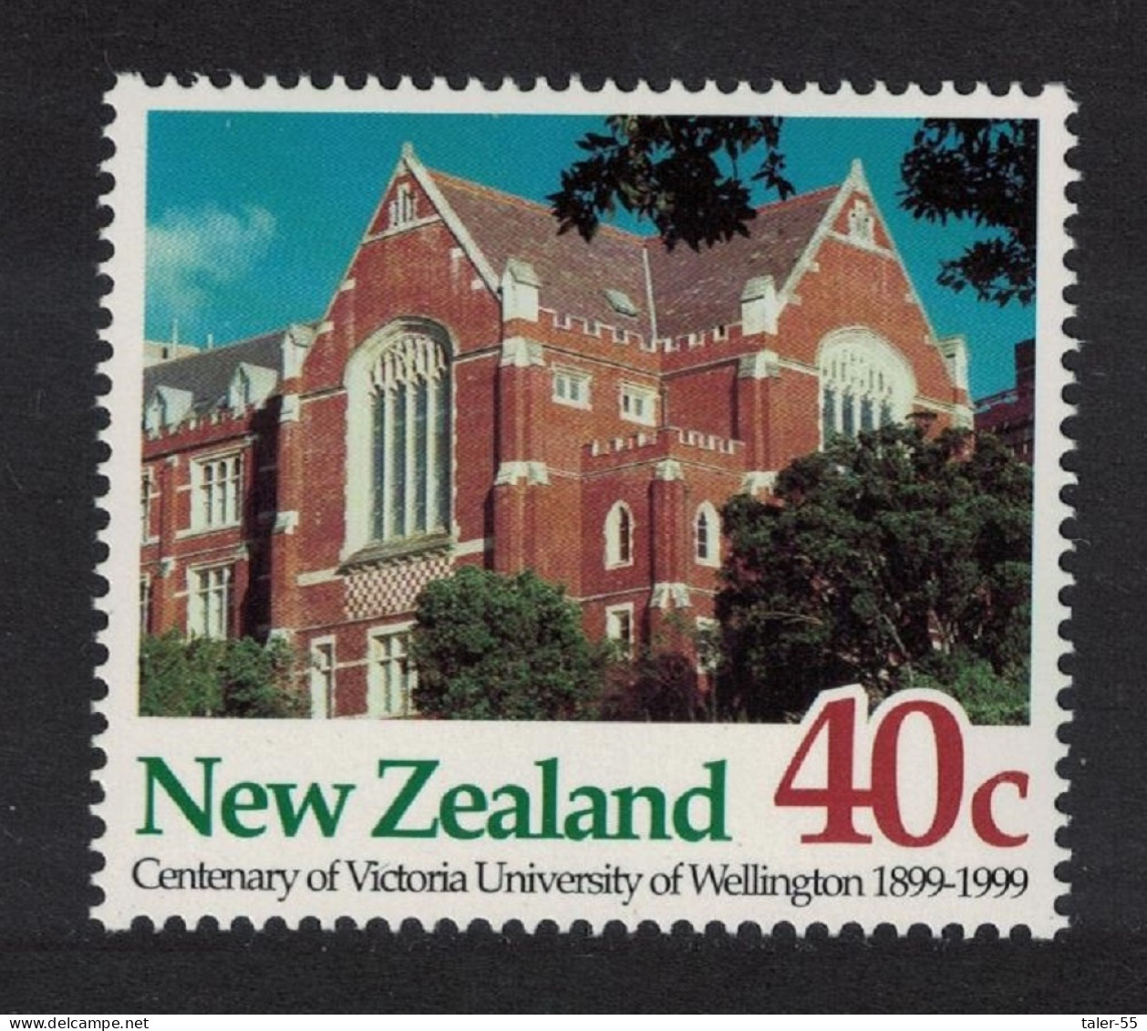 New Zealand Centenary Of Victoria University Wellington 1v 1999 MNH SG#2247 - Ongebruikt