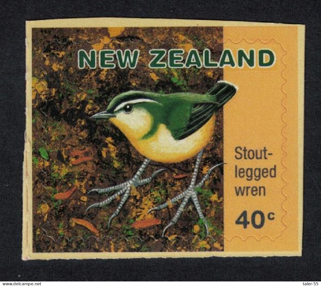 New Zealand Stout-legged Wren Bird Self-adhesive 1996 MNH SG#2035 - Ongebruikt