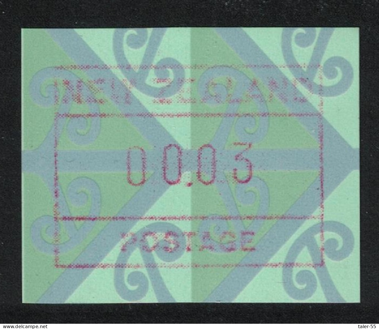 New Zealand ATM Label 1996 MNH MI#7 - Ongebruikt