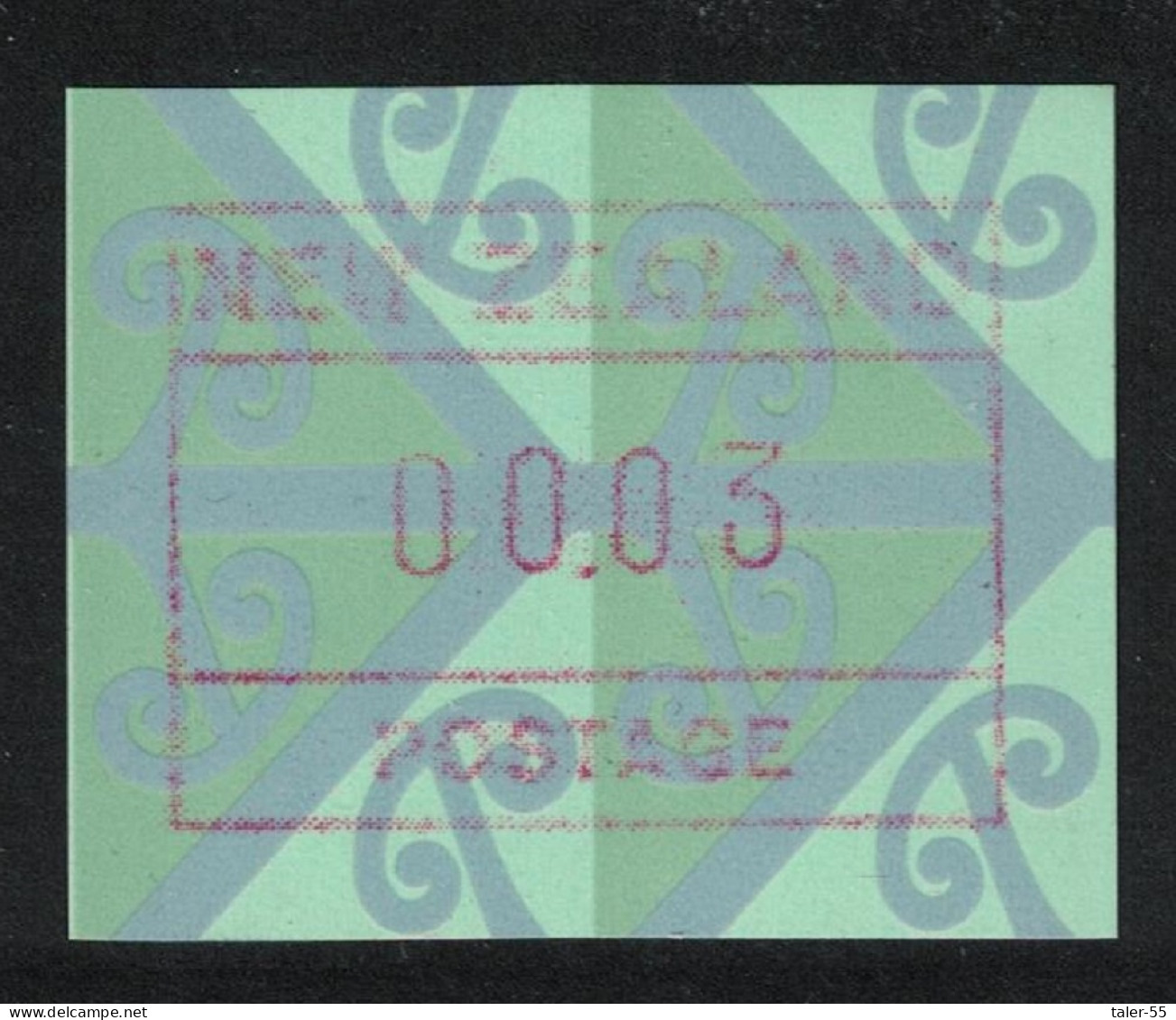 New Zealand ATM Label 1996 MNH MI#7 - Unused Stamps
