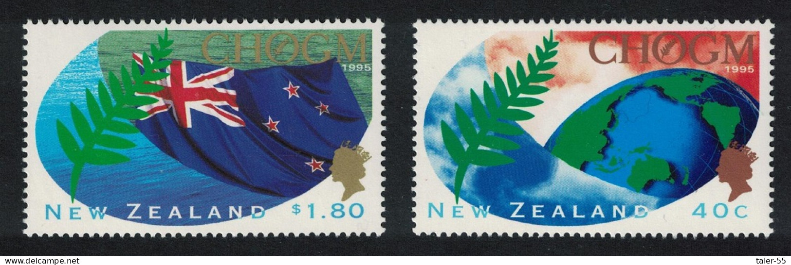 New Zealand Commonwealth Heads Of Government Meeting 1995 MNH SG#1943-1944 - Ongebruikt