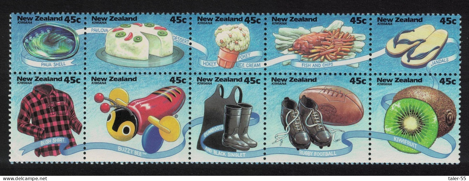 New Zealand Life Block Of 10 1994 MNH SG#1797-1806 - Unused Stamps