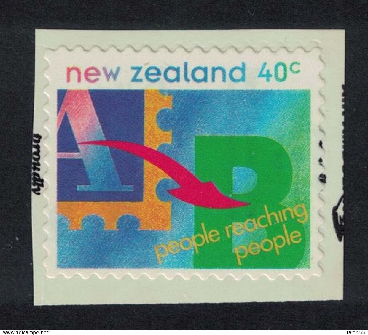 New Zealand People Reaching People 1994 MNH SG#1818ab - Unused Stamps