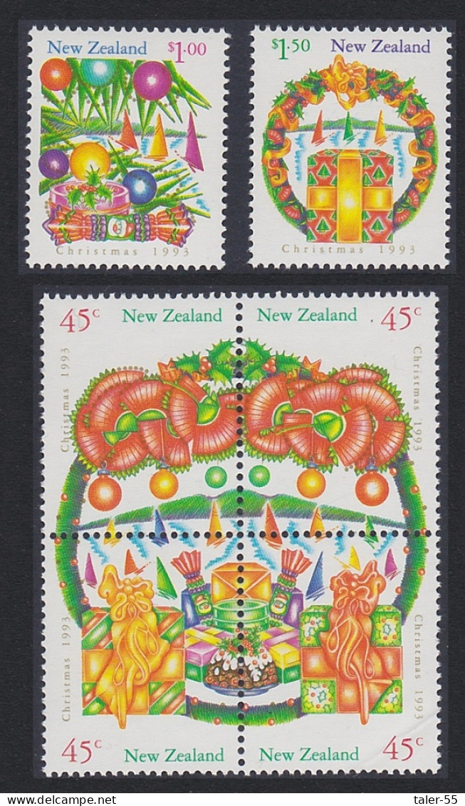 New Zealand Christmas 6v 1993 MNH SG#1746-1751 Sc#1164-1169 - Nuevos