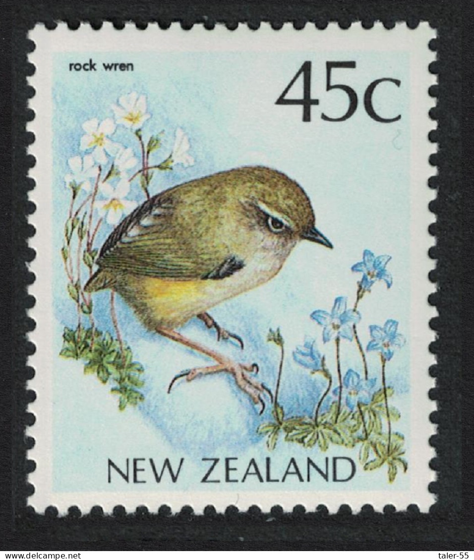 New Zealand Rock Wren Bird 1991 MNH SG#1463b - Ungebraucht