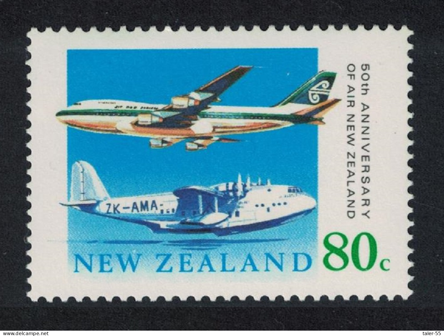 New Zealand 50th Anniversary Of Air New Zealand 1990 MNH SG#1539 - Nuevos