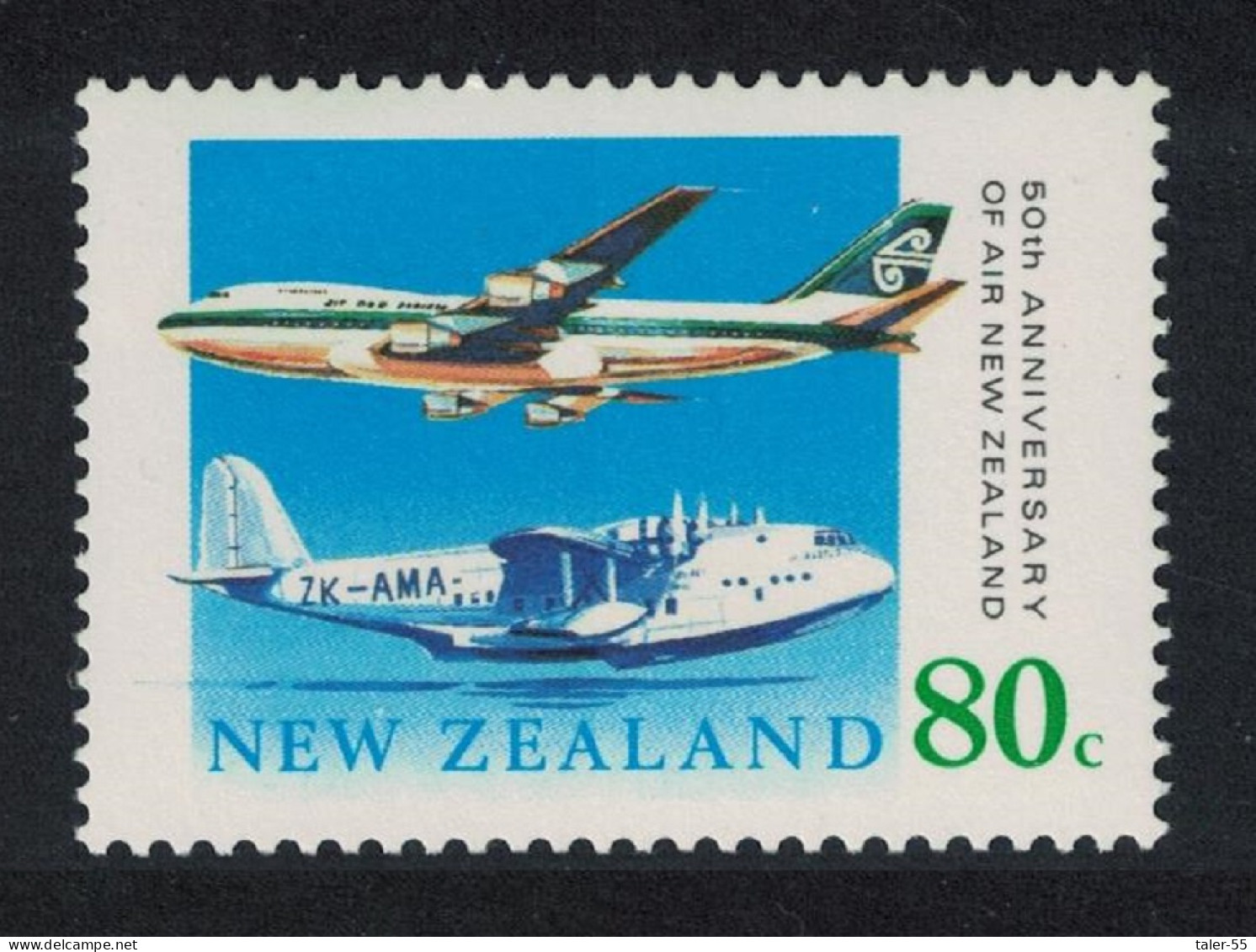 New Zealand 50th Anniversary Of Air New Zealand 1990 MNH SG#1539 - Unused Stamps