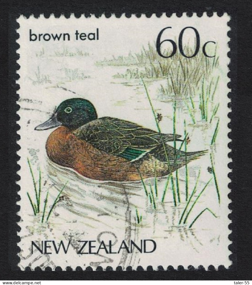New Zealand Brown Teal Bird 1986 Canc SG#1291 - Gebraucht