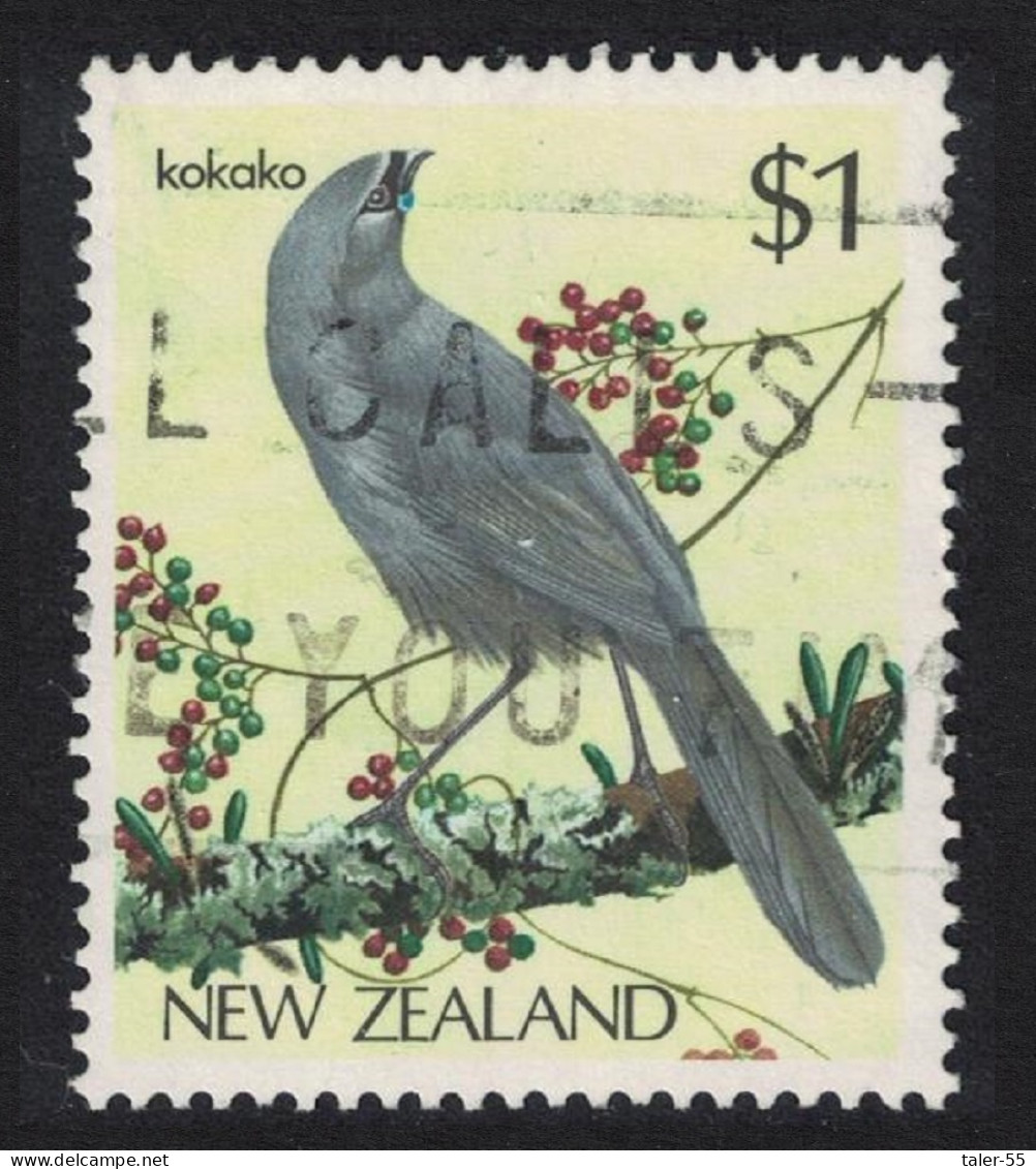New Zealand Kokoko Bird $1 1985 Canc SG#1292 MI#931 - Usados