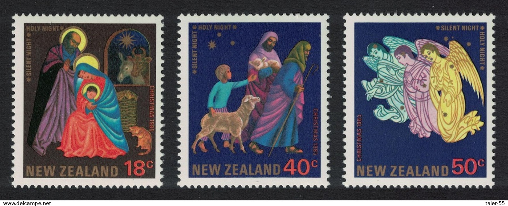 New Zealand Christmas 3v 1985 MNH SG#1376-1378 - Unused Stamps
