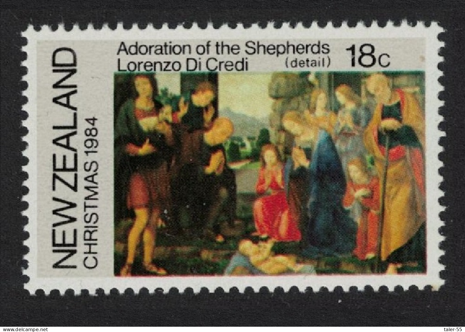 New Zealand 'Adoration Of The Shepherds' Painting By Di Credi 1984 MNH SG#1349 - Neufs