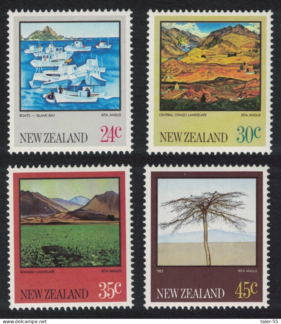 New Zealand Paintings By Rita Angus 4v 1983 MNH SG#1312-1315 - Neufs