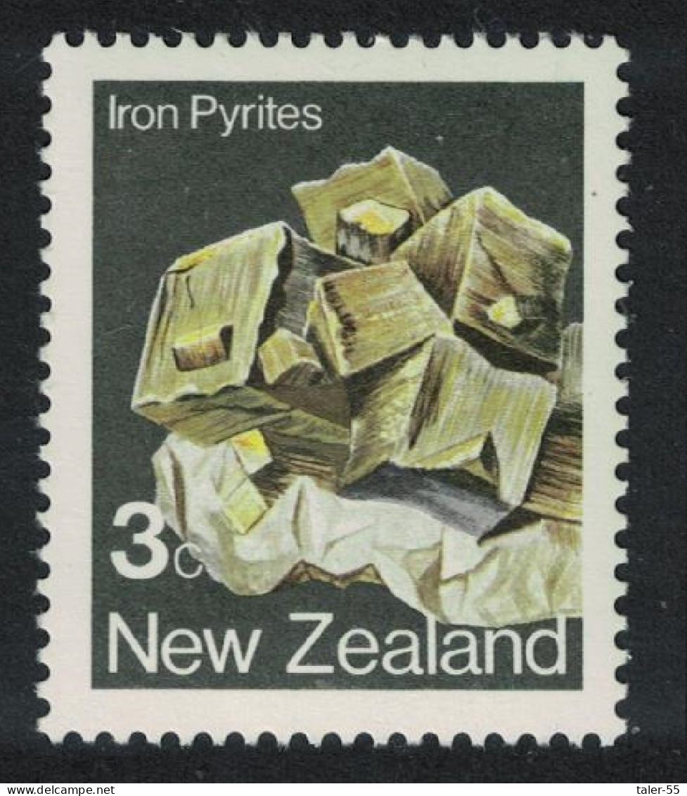New Zealand Iron Pyrites Mineral 3c 1982 MNH SG#1279 - Unused Stamps