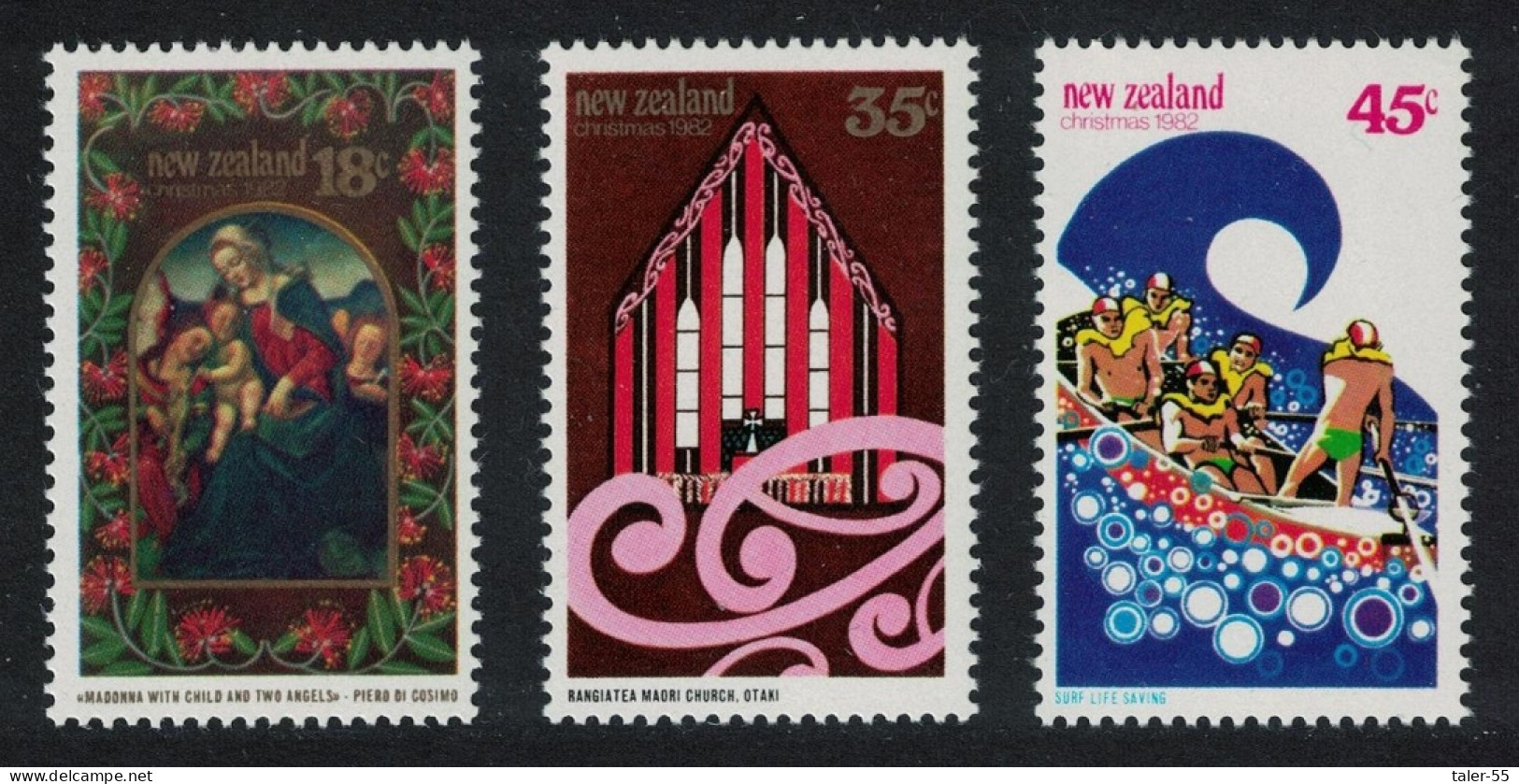 New Zealand Christmas 3v 1982 MNH SG#1274-1276 - Unused Stamps
