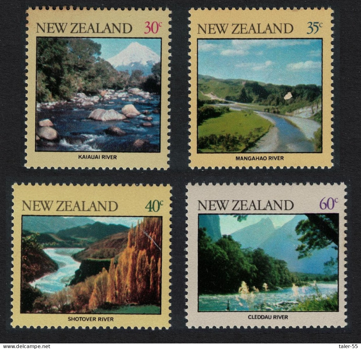 New Zealand River Scenes 4v 1981 MNH SG#1243-1246 - Ungebraucht