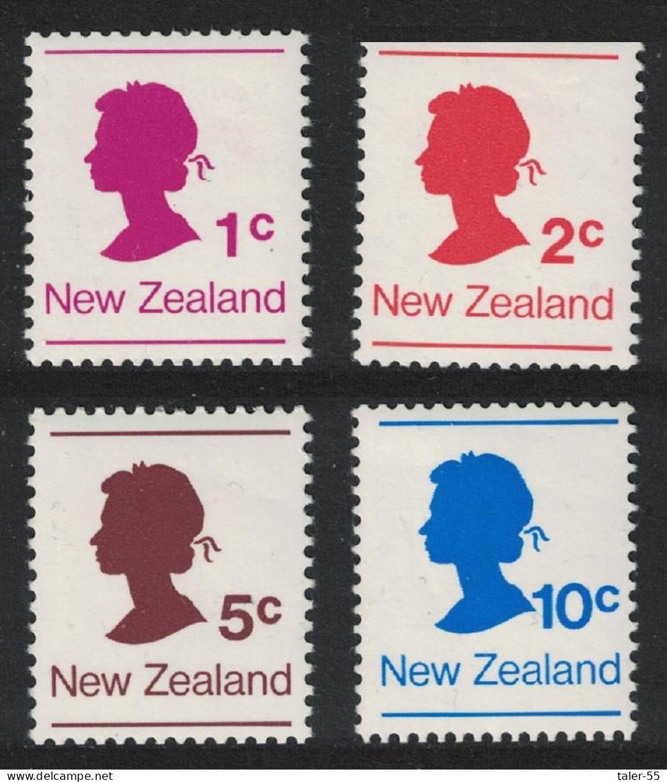 New Zealand Coil Stamps 4v Def 1978 SG#1170-1173 - Ungebraucht