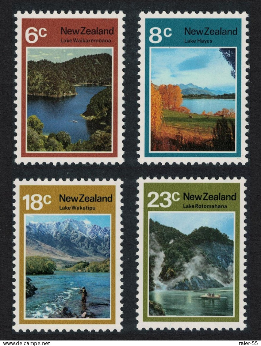 New Zealand Lake Scenes 4v 1972 MNH SG#993-996 Sc#507-510 - Neufs