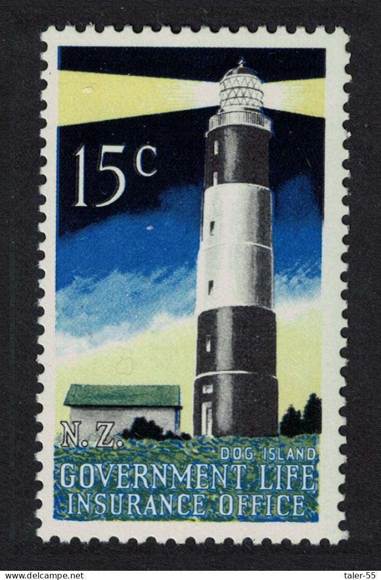 New Zealand Dog Island Lighthouse 1969 MNH SG#L62 - Neufs