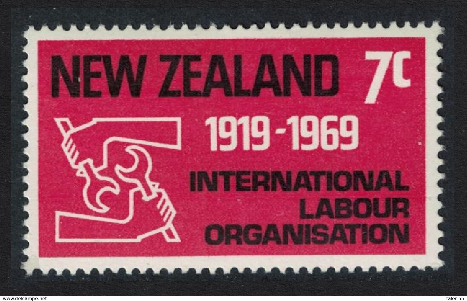 New Zealand International Labour Organisation 1969 MNH SG#893 - Nuovi