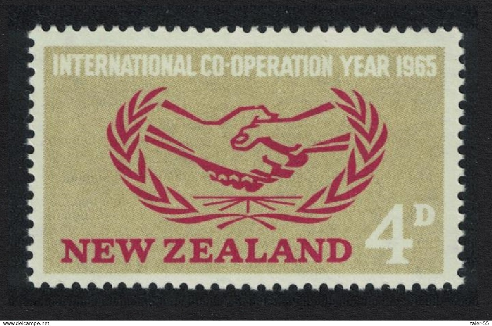 New Zealand International Co-operation Year 1965 MNH SG#833 - Unused Stamps