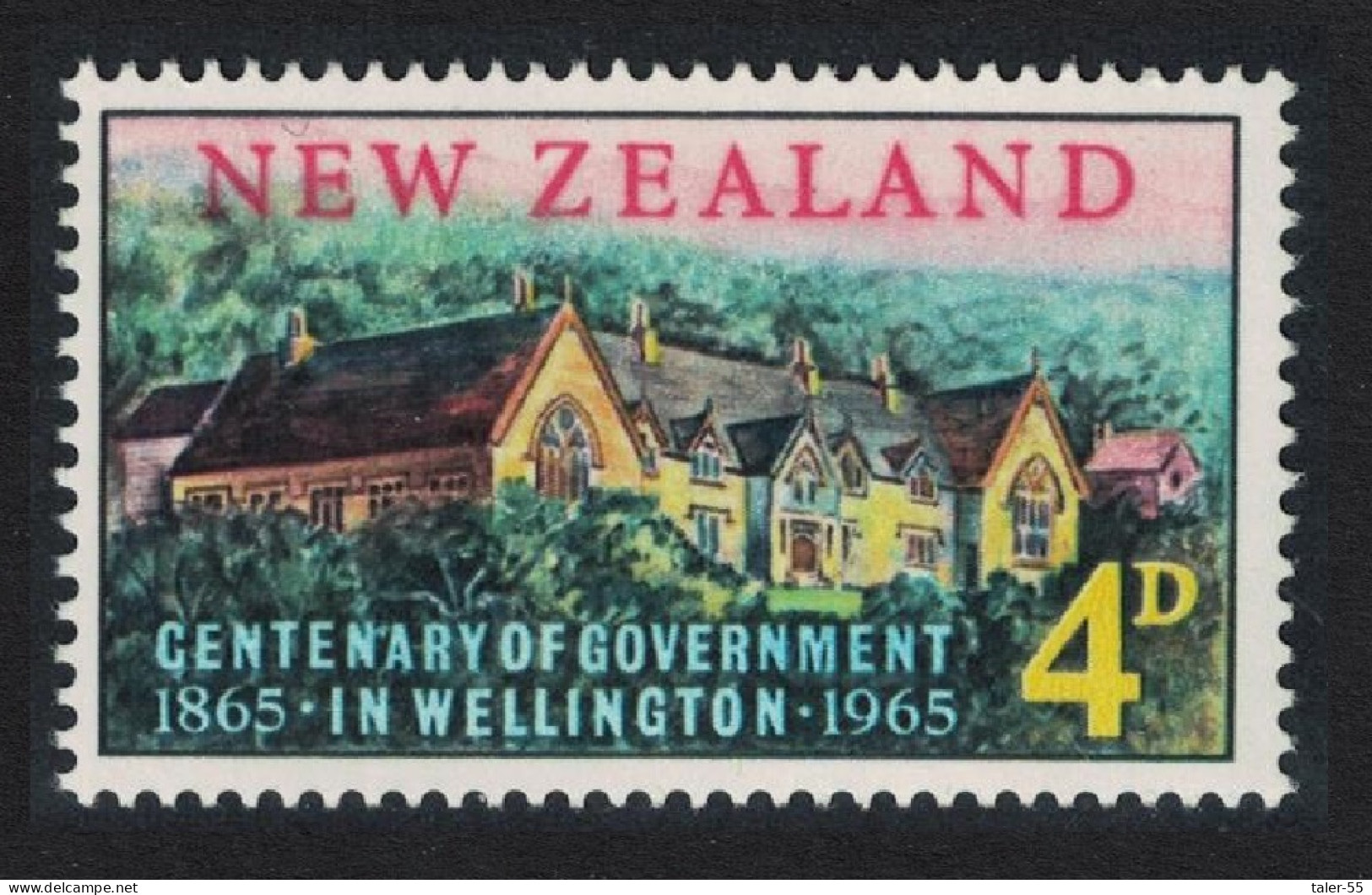 New Zealand Centenary Of Government In Wellington 1965 MNH SG#830 - Ongebruikt