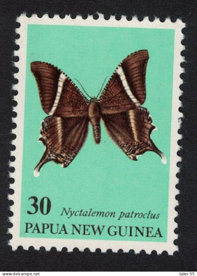 Papua NG Butterfly 'Lyssa Patroclus' 30t 1979 MNH SG#375 - Papua New Guinea