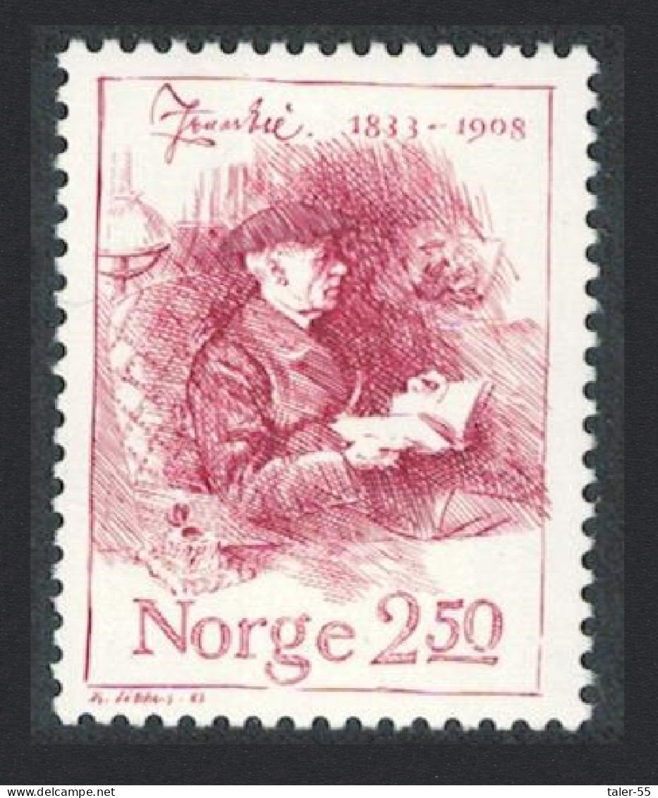 Norway 150th Birth Anniversary Of Jonas Lie Author 1983 MNH SG#921 - Ungebraucht