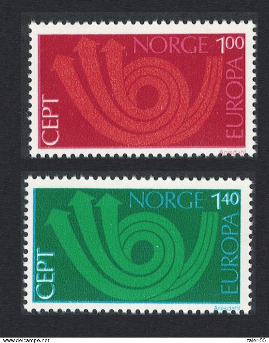 Norway Europa 2v 1973 MNH SG#698-699 MI#660-661 Sc#604-05 - Nuevos