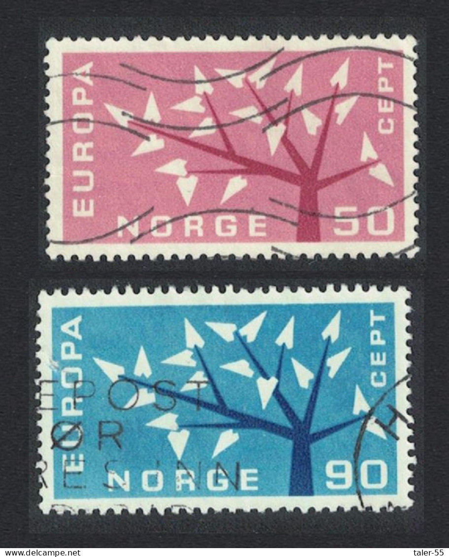 Norway Europa 2v 1962 Canc SG#527-528 - Gebruikt