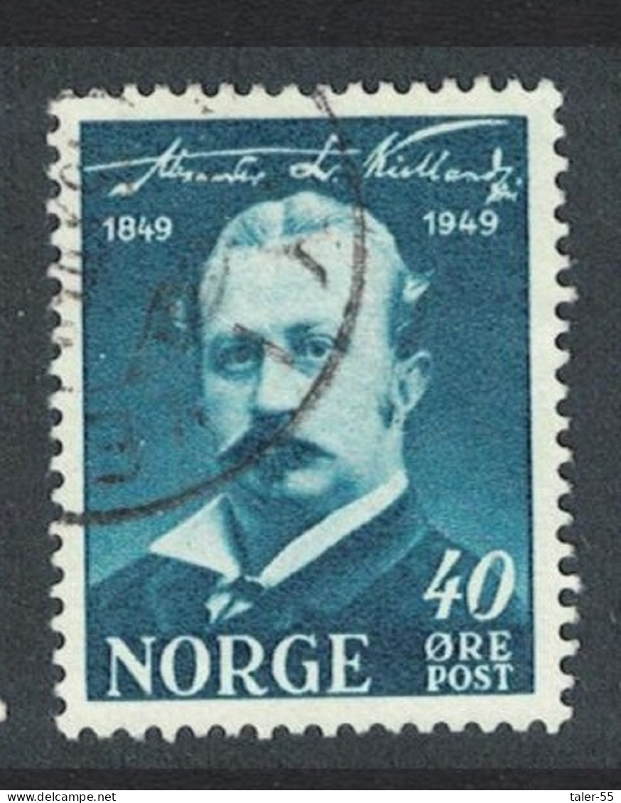 Norway Birth Centenary Of Alexander L Kielland Author $0 Ore 1949 Canc SG#403 MI#341 Sc#296 - Usados