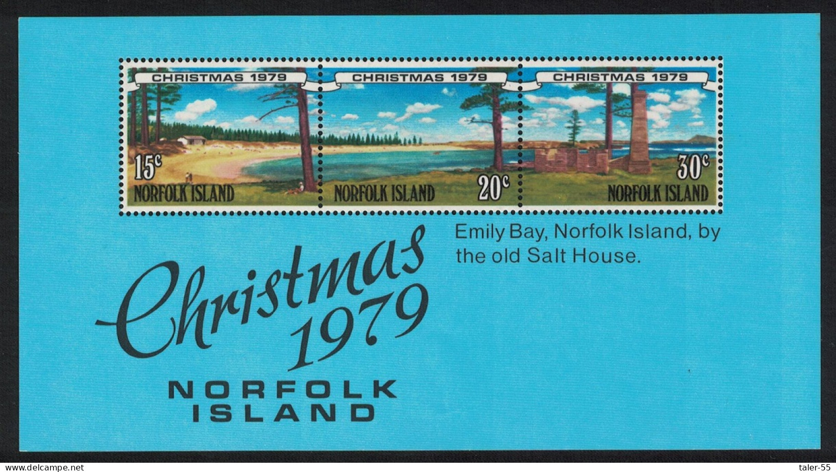 Norfolk Christmas MS 1979 MNH SG#MS233 Sc#253a - Norfolk Eiland