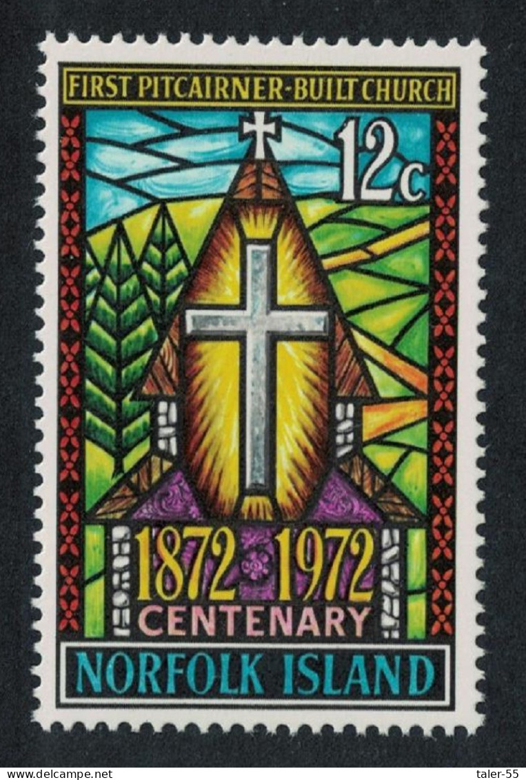 Norfolk 1st Pitcairner-built Church 1972 MNH SG#128 Sc#151 - Norfolkinsel