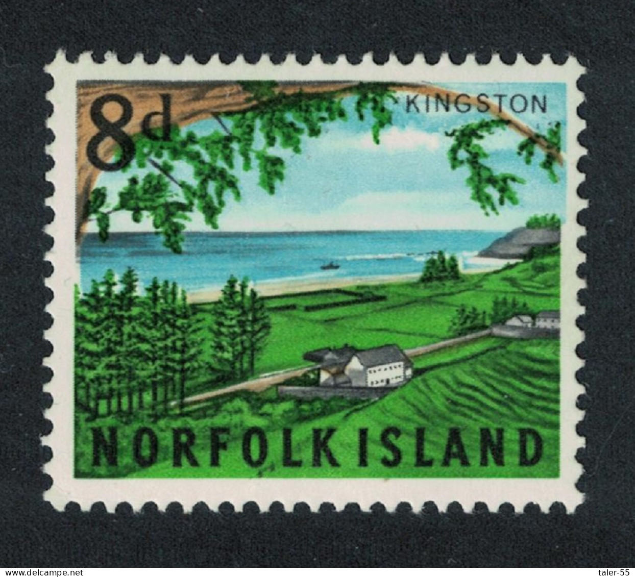 Norfolk Kingston 8d 1964 MNH SG#52 - Norfolkinsel