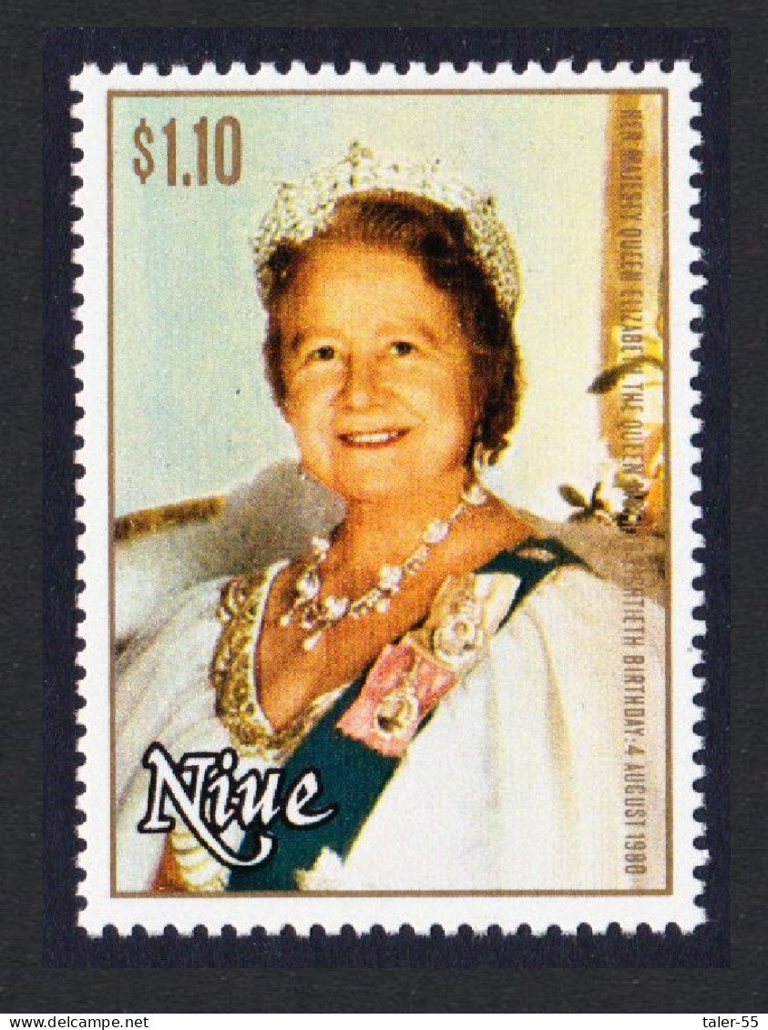 Niue Queen Mother 80th Birthday 1980 MNH SG#364 Sc#291 - Niue