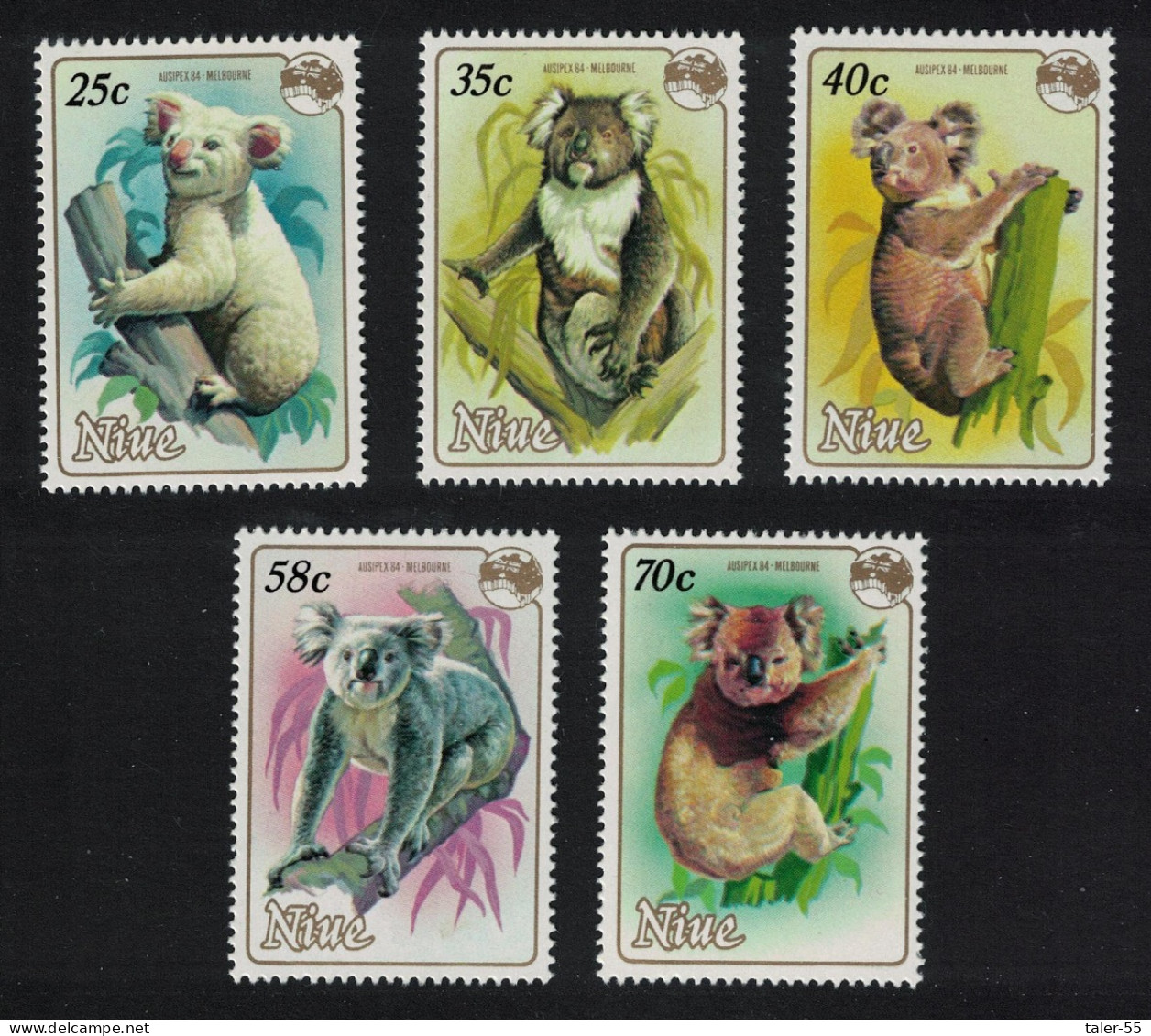 Niue Koala Bears 5v 1984 MNH SG#552-556 - Niue