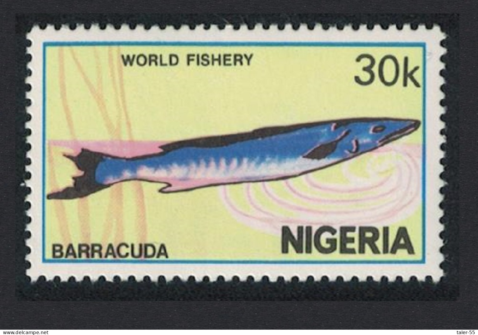 Nigeria Barracuda Fish 1983 MNH SG#461 - Nigeria (1961-...)
